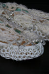 Susanfang crochet craft flat shoes AW21SHO05CORWHT